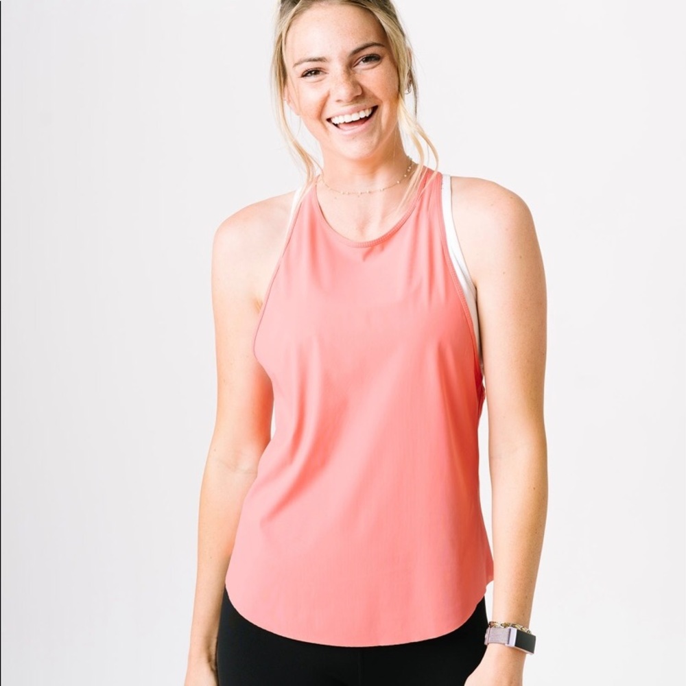 Zyia Coral Double Racer Tank